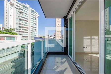 Varanda da Sala de apartamento à venda com 4 quartos, 146m² em Gutierrez, Belo Horizonte