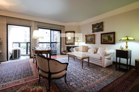 Sala de apartamento para alugar com 2 quartos, 120m² em Vila Nova Conceição, São Paulo