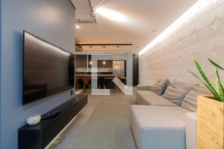 Sala de apartamento para alugar com 2 quartos, 76m² em Vila Olímpia, São Paulo
