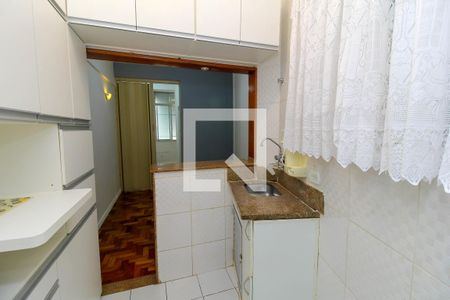 Studio para alugar com 40m², 1 quarto e sem vaga Studio para alugar com 40m², 1 quarto e sem vagaCozinha - Armários