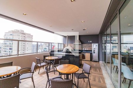 Studio à venda com 28m², 1 quarto e sem vaga Studio à venda com 28m², 1 quarto e sem vagaÁrea comum - Churrasqueira