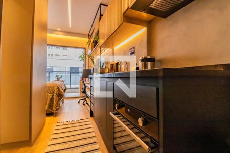 Studio à venda com 28m², 1 quarto e sem vaga Studio à venda com 28m², 1 quarto e sem vagaCozinha