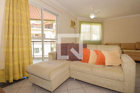 Sala de apartamento para alugar com 3 quartos, 110m² em Loteamento João Batista Julião, Guarujá