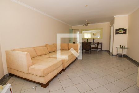 Sala de apartamento para alugar com 3 quartos, 110m² em Loteamento João Batista Julião, Guarujá