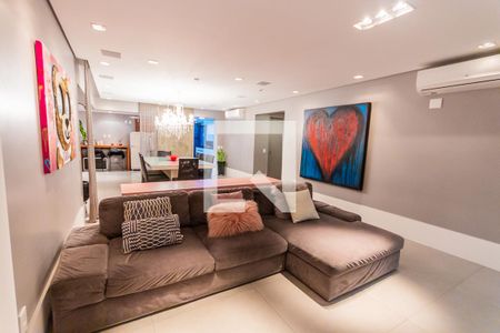 Sala de apartamento à venda com 3 quartos, 177m² em Campestre, Santo André