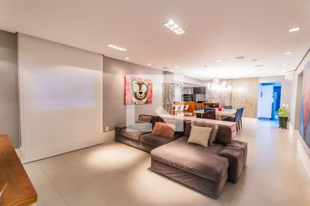 Sala de apartamento à venda com 3 quartos, 177m² em Campestre, Santo André