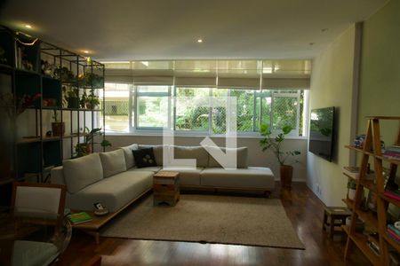 Sala  de apartamento à venda com 3 quartos, 120m² em Leblon, Rio de Janeiro