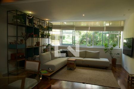 Sala  de apartamento à venda com 3 quartos, 120m² em Leblon, Rio de Janeiro