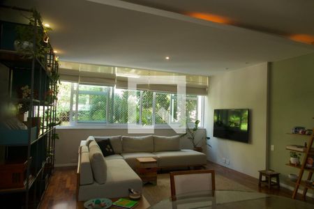 Sala  de apartamento à venda com 3 quartos, 120m² em Leblon, Rio de Janeiro