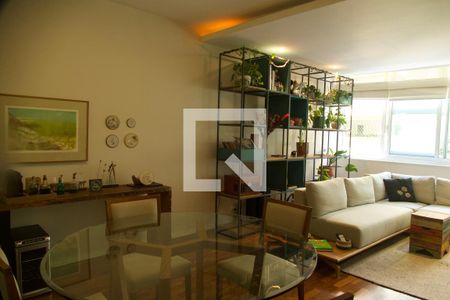 Sala  de apartamento à venda com 3 quartos, 120m² em Leblon, Rio de Janeiro