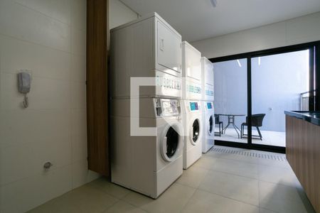 Área comum - Lavanderia de kitnet/studio para alugar com 1 quarto, 30m² em Santana, São Paulo