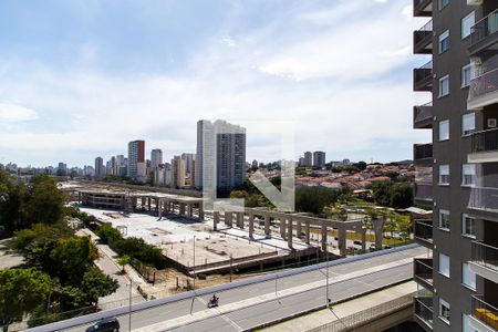 Vista da Sala e Cozinha de apartamento para alugar com 1 quarto, 34m² em Vila Paulista, São Paulo