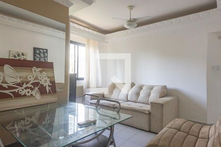 Sala de apartamento para alugar com 2 quartos, 60m² em Canto do Forte, Praia Grande
