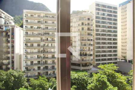 Sala vista  de apartamento para alugar com 3 quartos, 120m² em Humaitá, Rio de Janeiro