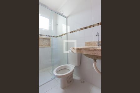 Banheiro de casa de condomínio à venda com 1 quarto, 35m² em Vila Dom Pedro Ii, São Paulo