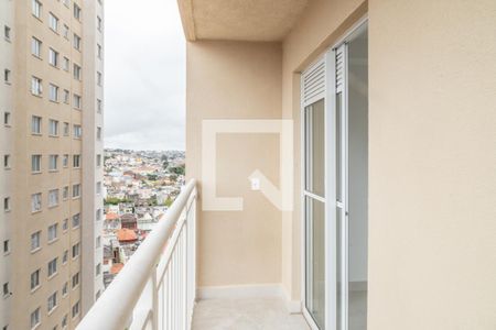 Varanda da Sala de apartamento para alugar com 1 quarto, 31m² em Vila Penteado, São Paulo