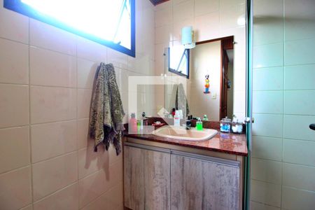 Banheiro da Suíte de apartamento à venda com 3 quartos, 107m² em Centro, Santo André