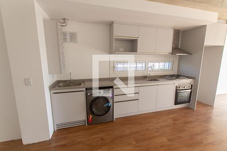 Sala e Cozinha Integrados de apartamento à venda com 2 quartos, 87m² em Jardim Europa, Porto Alegre