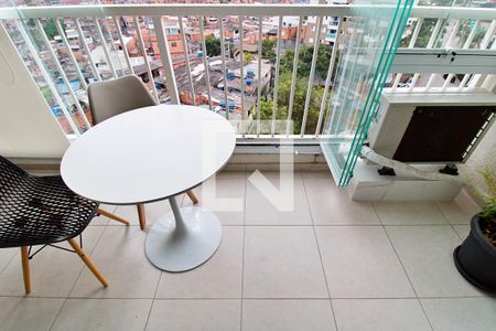 Varanda da Sala de apartamento para alugar com 1 quarto, 44m² em Vila Andrade, São Paulo