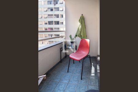 Varanda da Sala de apartamento à venda com 1 quarto, 48m² em Consolação, São Paulo