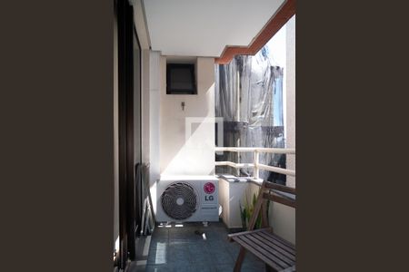 Varanda da Sala de apartamento à venda com 1 quarto, 48m² em Consolação, São Paulo