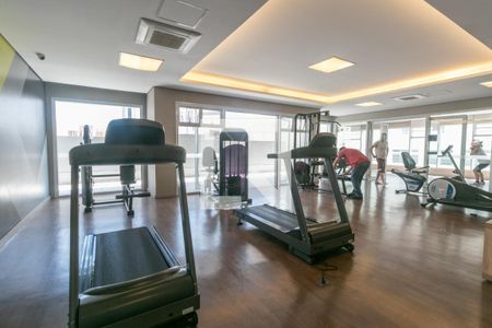 Apartamento para alugar com 40m², 1 quarto e 1 vaga Apartamento para alugar com 40m², 1 quarto e 1 vagaÁrea comum - Academia