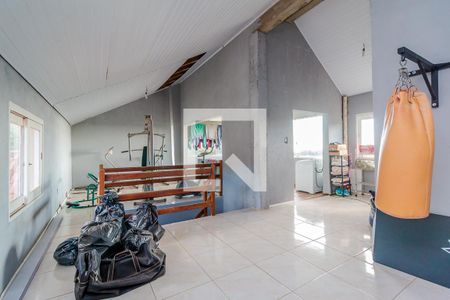 Sala de casa de condomínio à venda com 4 quartos, 370m² em Campo Novo, Porto Alegre