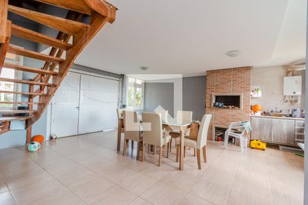 Sala de casa de condomínio à venda com 4 quartos, 370m² em Campo Novo, Porto Alegre