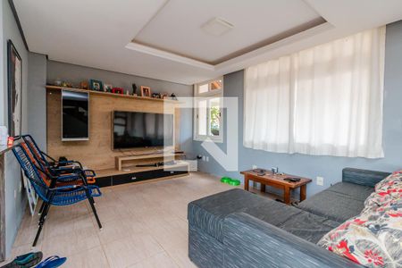 Sala de casa de condomínio à venda com 4 quartos, 370m² em Campo Novo, Porto Alegre