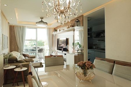 Sala  de apartamento para alugar com 3 quartos, 75m² em Anil, Rio de Janeiro