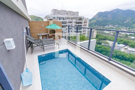Área de Lazer Piscina de apartamento para alugar com 4 quartos, 165m² em Recreio dos Bandeirantes, Rio de Janeiro