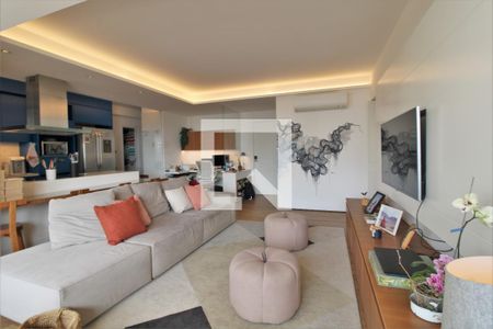 Sala de apartamento à venda com 2 quartos, 105m² em Brooklin, São Paulo