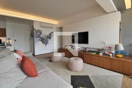 Sala de apartamento à venda com 2 quartos, 105m² em Brooklin, São Paulo