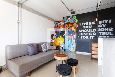 Sala de apartamento à venda com 1 quarto, 43m² em Santa Cecília, São Paulo