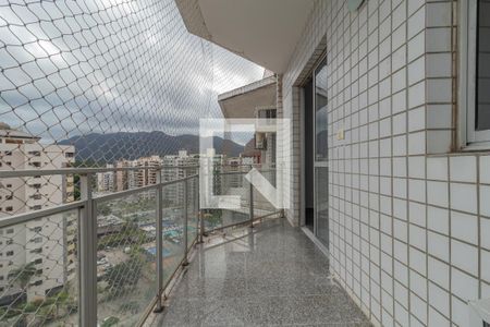 Varanda da Sala de apartamento para alugar com 4 quartos, 200m² em Barra da Tijuca, Rio de Janeiro