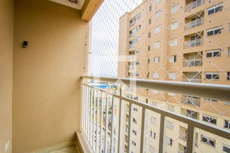 Varanda da sala de apartamento à venda com 2 quartos, 53m² em Utinga, Santo André
