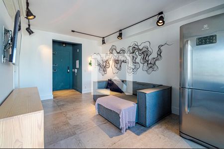 Sala de apartamento à venda com 1 quarto, 50m² em Bela Vista, São Paulo