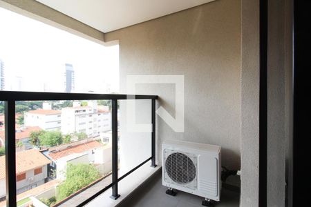 Varanda da Sala de apartamento para alugar com 1 quarto, 35m² em Vila Olímpia, São Paulo