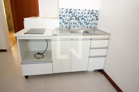 Cozinha de kitnet/studio para alugar com 1 quarto, 29m² em Santana, Porto Alegre