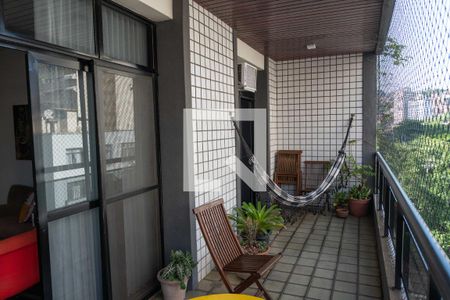 Varanda da Sala  de apartamento à venda com 3 quartos, 140m² em Icaraí, Niterói