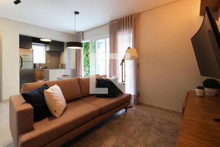 Sala de apartamento para alugar com 1 quarto, 49m² em Jardim Europa, São Paulo