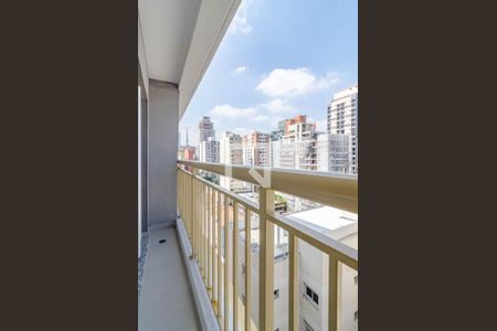 Varanda de kitnet/studio à venda com 1 quarto, 25m² em Pinheiros, São Paulo