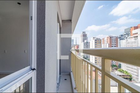 Varanda de kitnet/studio à venda com 1 quarto, 25m² em Pinheiros, São Paulo