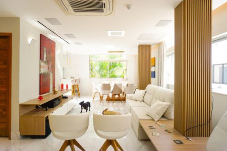 Sala/Cozinha de apartamento à venda com 4 quartos, 150m² em Barra da Tijuca, Rio de Janeiro