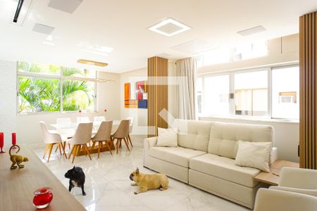 Sala/Cozinha de apartamento à venda com 4 quartos, 150m² em Barra da Tijuca, Rio de Janeiro