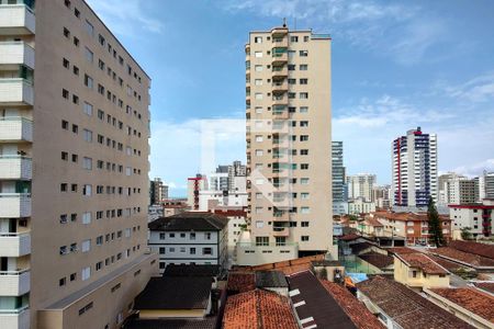Vista da Sala de apartamento para alugar com 2 quartos, 110m² em Tupi, Praia Grande
