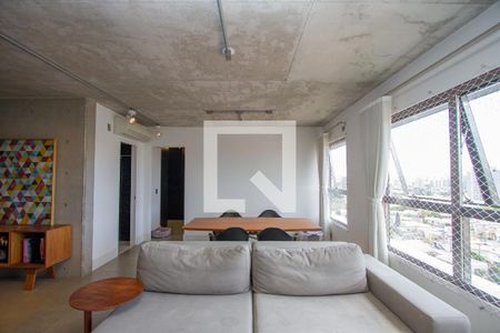 Sala de apartamento à venda com 1 quarto, 70m² em Campo Belo, São Paulo