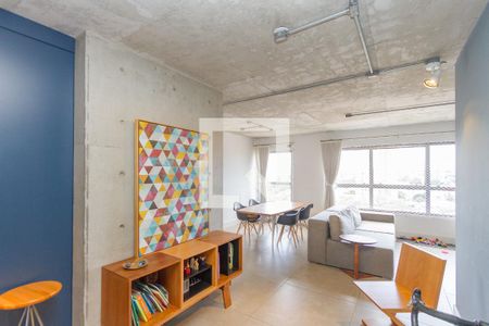 Sala de apartamento à venda com 1 quarto, 70m² em Campo Belo, São Paulo