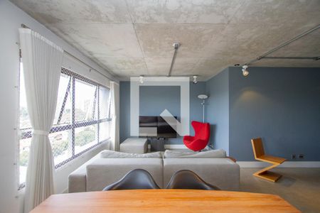 Sala de apartamento à venda com 1 quarto, 70m² em Campo Belo, São Paulo