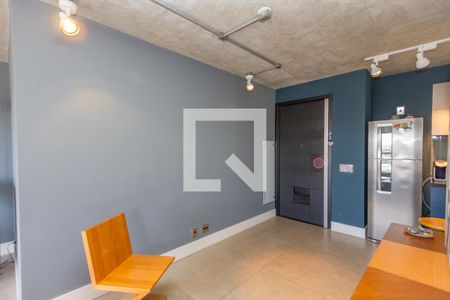 Sala de apartamento à venda com 1 quarto, 70m² em Campo Belo, São Paulo